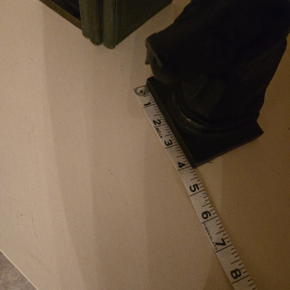 Vintage Dog Bookends Labrador Retriever Heavy Metal Bronze Tone - Picture 6 of 12